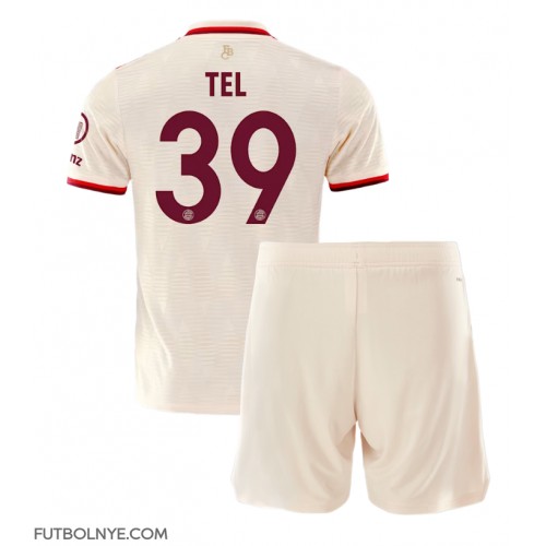 Camiseta Bayern Munich Mathys Tel #39 Tercera Equipación para niños 2024-25 manga corta (+ pantalones cortos)